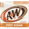 A&W Zero Sugar Cream Soda 12 Pack