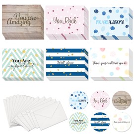 GOGOBAY Appreciation Cards for Employee Teachers,24 You Are Awesome Cards with Envelopes and Stickers,Thank You Cards, Appreciation Gifts for Employee,Employee Appreciation Cards