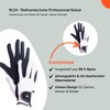 HKM by Reiterladen24 Professional Riding Gloves, Nubuck Imitation Leather, l
