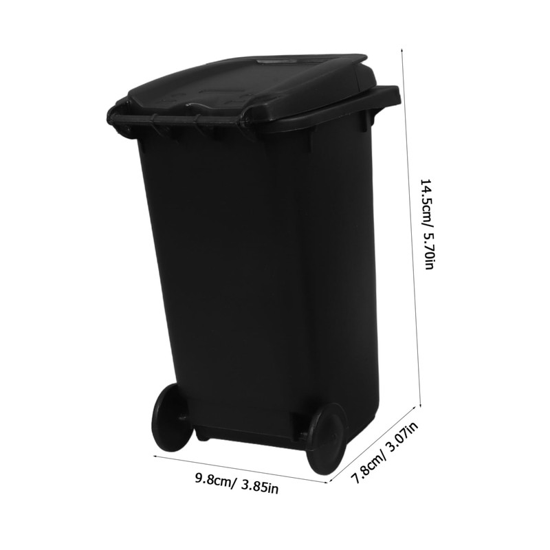 Gadpiparty 2pcs Mini Trash Can Pen Holder Office Trash Bin