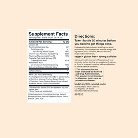 More Labs Liquid Focus, Nootropic Smart Drink with Powerful Antioxidants & Adaptogenic Herbs for Energy and Concentration, 150mg Caffeine (Pack of 12)