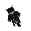 YEKEYI Viking Beard Beanie Horn Hat Winter Warm Mask Knitted