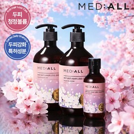 Mediol Scalp Cleansing Shampoo 480ml (2 bottles) + 100ml (1 bottle) Peach Blossom / 메디올 두피청정 샴푸 480ml 2개+100ml 1개 피치블라썸