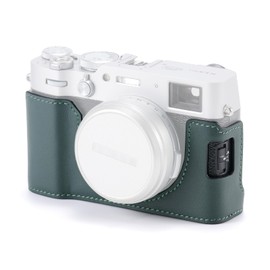 Tilta X100VI Leather Camera Case Compatible with X100VI 1/4"-20 Thread - Green TA-T70-LCC-GN