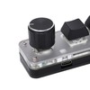One Handed Mechanical Keyboard 4 Key with Adjustable RGB DIY