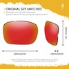 AOZAN ANSI Z87.1 Replacement Lenses Compatible with Oakley Fuel Cell