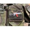 Laser cut Multicam Tropic AKS-74U 3" x 2" Patch with