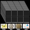 200Pcs Double Pocket Coin Flips 2½" x 2½" Clear Coin