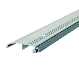 M-D Building Products 08433 3-1/2 in. x 5/8 in. x 36 in. Silver Aluminum and Vinyl Heavy Duty Low-Profile Outswing Door Threshold