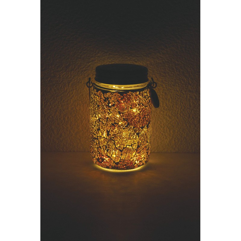 Kishima kisima etowaru LED Garden Light Solar Waterproof Mosaic Orange