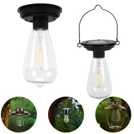 Replacement Solar Light Parts-Solar Lanterns Outdoor Waterproof Two Sizes for Versatile Switching 1 Pack They Can Serve As Accessories Or Stand Alone As Lanterns
