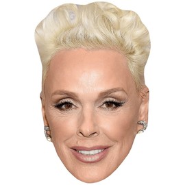 Brigitte Nielsen (Smile) Celebrity Mask, Flat Card Face, Fancy Dress Mask