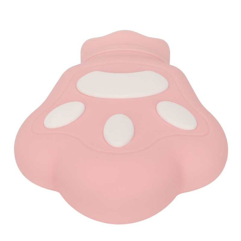 Hot Water Bag Silicone Hot Compress Portable Cartoon Bear Paw