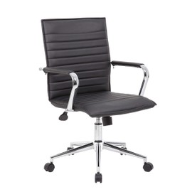 Boss Office Products Hospitality Chair, Black