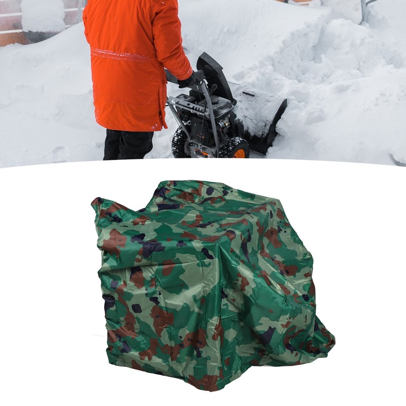 Snow Blower Cover 210D Oxford Cloth Silver Coated Waterproof Windproof