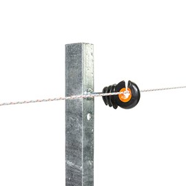 Gallagher - Screw Insulator XDI (XDI Bolt-on Insulator) (Pack of 10) - Electric Fence Rope Insulator / Cord Insulator - Electric Fence Wire Insulator