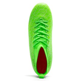 XGHRIAN - Zapatos de fútbol para niños, Verde, 3 Big Kid