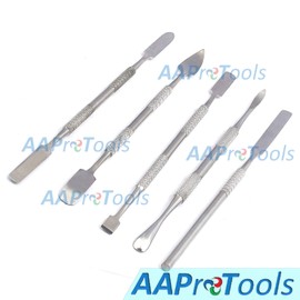 AAProTools Metal Spatula 5 Pcs Set Kit Tools Dental Carver Wax Clay Instruments