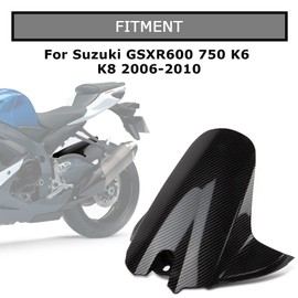Rear Fender Mudguard Tire Hugger for Suzuki GSXR600 750 K6 K8 2006-2010 (Carbon)