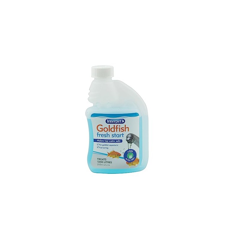 Interpet Goldfish Fresh Start Aquarium Water Treatment Dechlorinator with Aloe