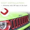 Yoursme Front Grill Grille Inserts Mesh ABS Grill Guard Cover