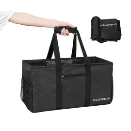 YELAIYEHAO Large Utility Tote Bag, Foldable Collapsible Tote for Storage Pool BeachShopping picnic laundry gym and Luggage