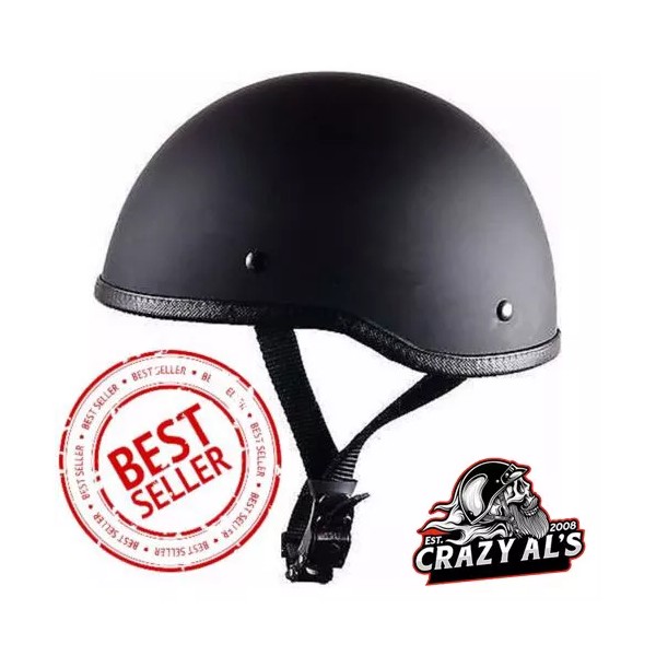 Crazy Al's Smallest, Lightest, DOT Biker Helmets REAL Crazy Al's