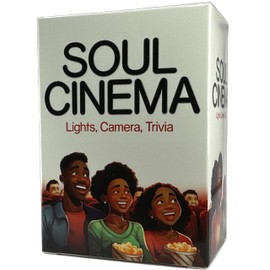 Soul Cinema : The Ultimate Black Film Trivia Game - 100 Cards Celebrating Classic Movie Magic, Perfect for Family Game Night, Cookouts, Parties, Reunions, and More!