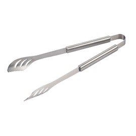Le Creuset Stainless Steel Outdoor Tongs, 17.5"