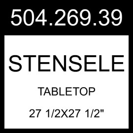 IKEA STENSELE Tabletop Anthracite  27 1/2x27 1/2" 504.269.39
