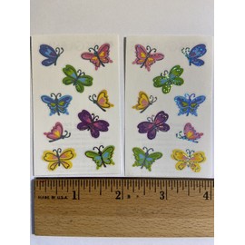 Mrs. Grossman’s 2011 Mrs Grossmans Stickers Petite Butterflies 2 Modules 18 Stickers
