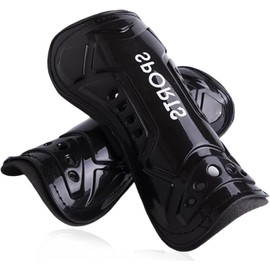 Football Shin Guards, Kids Youth Shin Guards, Kids Breathable Shin Pads Leg Calf Protection Soccer Leg Guards with Perforated Straps for Boys And Girls Teenagers Football Games Sports Training