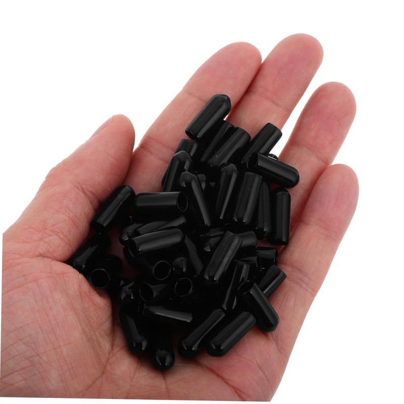 Levemolo 50pcs Headset Mic Rubber Protective Covers Scratch Sleeves for