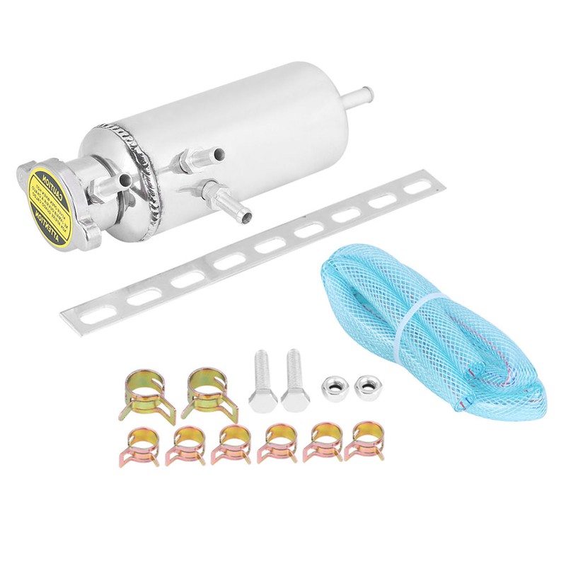 350ml Aluminum Car SUV Overflow Catch Tank Cooler Coolant Aluminum