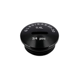 Locking Screw Black Anodised Aluminium (Oil Filling Hole) with O-Ring