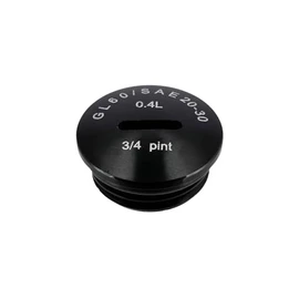 Locking Screw Black Anodised Aluminium (Oil Filling Hole) with O-Ring