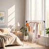 DASIAUTOEM Portable Clothes Rack, Foldable, Extendable Clothes Rack, Adjustable Travel