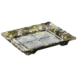 Chuo Kagaku 2782 Disposable C-AP Misuzu Food Pack, 20-17, Moon Shadow, 50 Pieces, Black and Gold, Approx. 1.1 x 6.7 x 7.7 inches (2.7 x 16.7 x 19.5 cm)