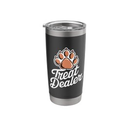 Dog Treat Dealer Funny Humor Dog Owner Dog Treats Dog Lover Stainless Steel Insulated Tumbler