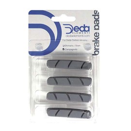 Deda Elementi Carbon Rim Brake Pad Inserts, Black, 2 Pairs (Shimano)