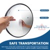 Convex Mirror Outdoor with Adjustable Fixing Bracket,Truck Rearview Mirror, Driveway