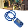 Bicycle Anti-Theft Lock, Keyless Alarm Bicycle Lock Digital Password Security