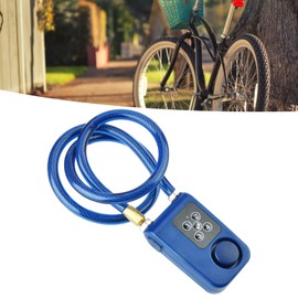 Bicycle Anti-Theft Lock, Keyless Alarm Bicycle Lock Digital Password Security Lock Burglary Protection for Bicycle Motorcycle Gate