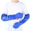 Long Sleeve Anti Chemical Gloves PVC Acid Alkali Oil Resistant