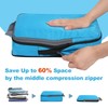 BAGAIL 4 Set Compression Packing Cubes Travel Accessories Expandable Packing