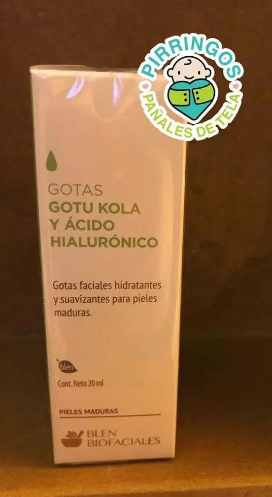 BLEN Gotas Hidratantes Facial con Gotu Kola y Ácido Hialurónico Piel Madura