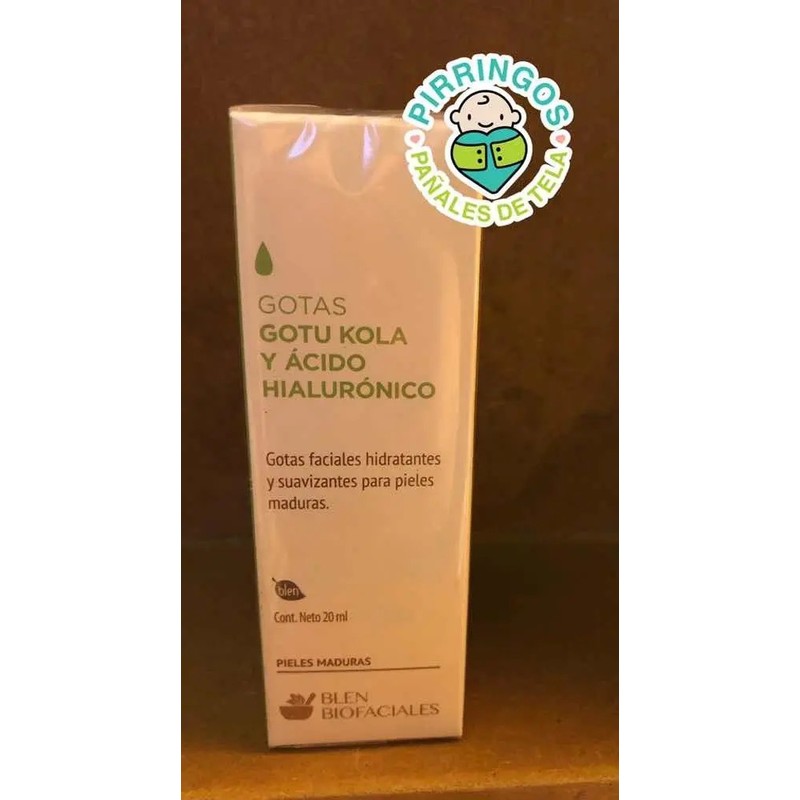 BLEN Gotas Hidratantes Facial con Gotu Kola y Ácido Hialurónico