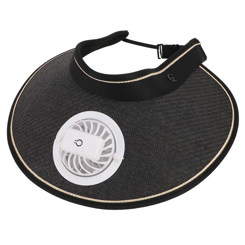 Fan Hat USB Rechargeable 300mah Elastic Band Angle Adjustable Extra