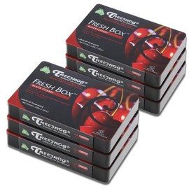 Pack of 6 TreeFrog Xtreme Fresh Under-The-Car Natural Air Freshener (Black Cherry Scented)