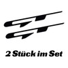 P056 GT Emblem Sticker, Skin, Decor, Cover, Set of 2,
